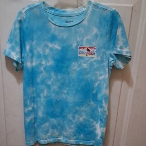 Crown Kids Sky Blue Tie-Dye Tee